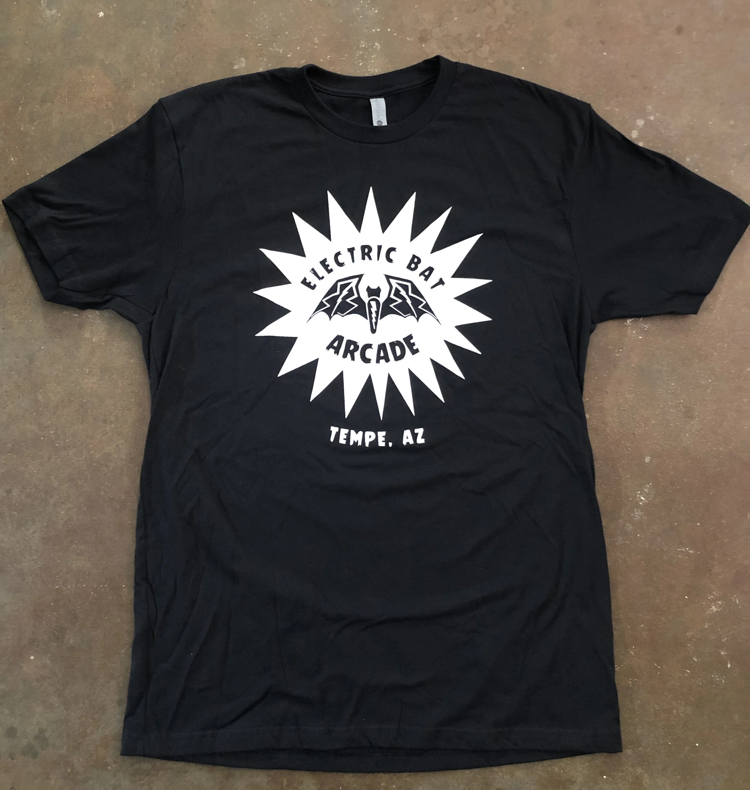 ★2025SS新作★aeae★CHECK STAR TEE Electric Bat Arcade Star Burst Tee — Electric Bat Arcade